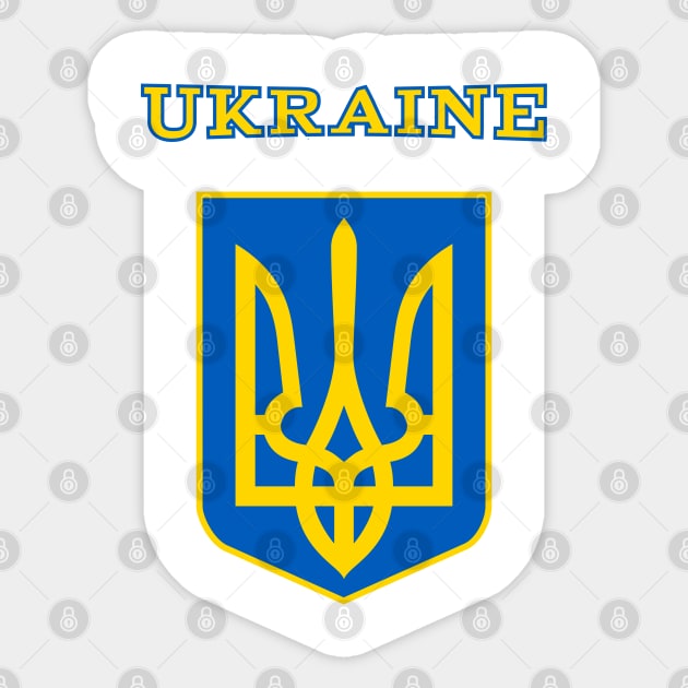 Ukraine coat of arms Sticker by mailboxdisco